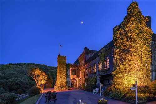 Abbeyglen Castle at Night in Clifden