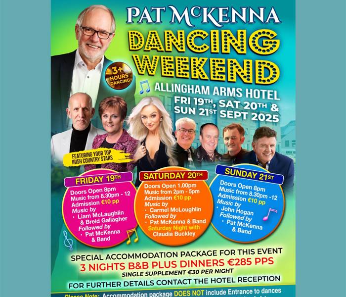 Pat Mc Kenna Weekend 2025