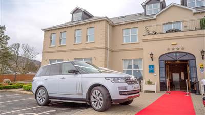 Hotel Wedding Venue with Cars in Donegal, Ireland