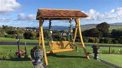 Hotel Garden with Swing in Donegal, Ireland