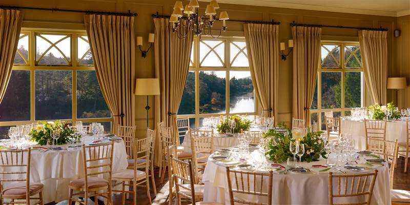 Wedding Set Up in the Restaurant