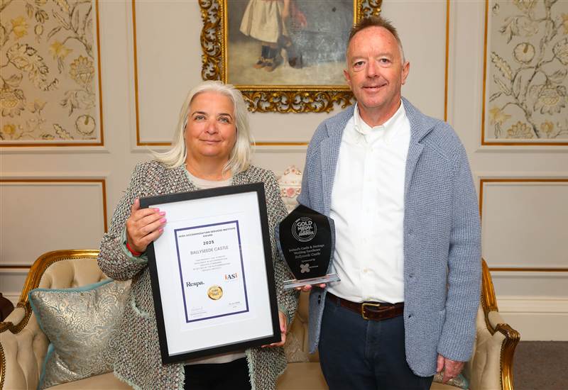 Ballyseede Castle Wins Gold for Irelands Castle Heritage Wedding Excellence at the Gold Medal Awards