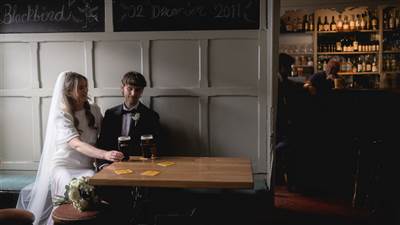 Couple at the bar