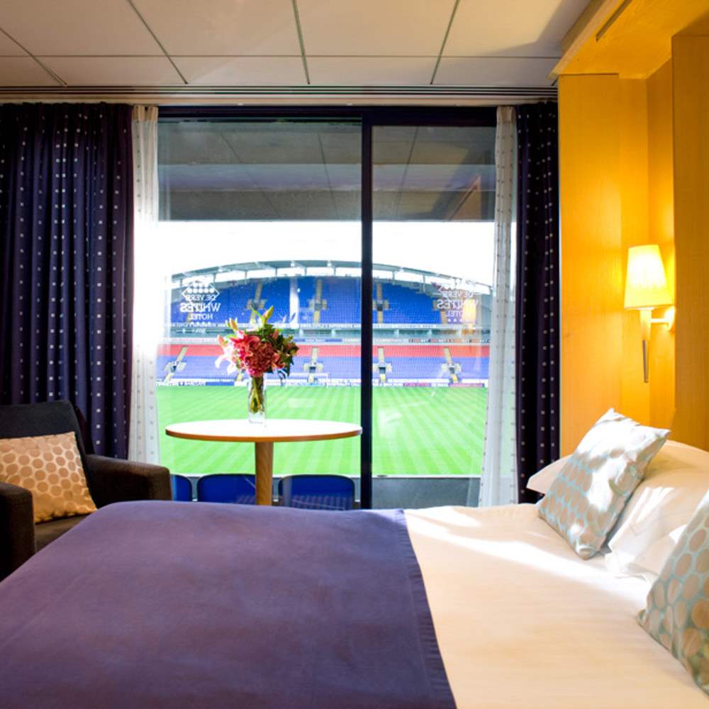 League Of Our Own Bolton Whites Hotel Pitch View Bedroom 2a