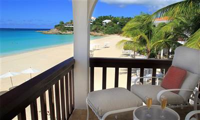 Beach Front Villas with Patio or Balcony  at  Carimar Club Anguilla