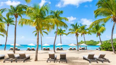 Carlisle Bay Resort with Private Beach in Caribbean