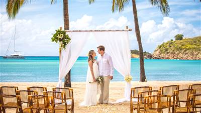 Get Married at Carlisle Bay in Antigua, Caribbean