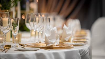 Carton Suite wedding set up, Luxury 5 star hotel in Kildare