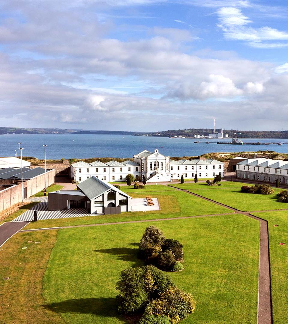 Aerial view of Spike Island Cobh Co Cork