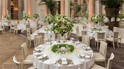 Wedding in Palm Court