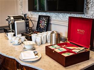 Meeting Room Services Essex - Tea & coffee station at Down Hall Hotel