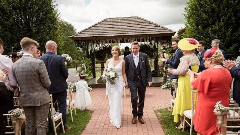 A Clonakilty Summer Garden Party Wedding at Fernhill House - Colleen & Simon
