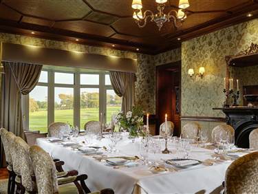 Private party venues in Galway at Glenlo Abbey 5 star hotel