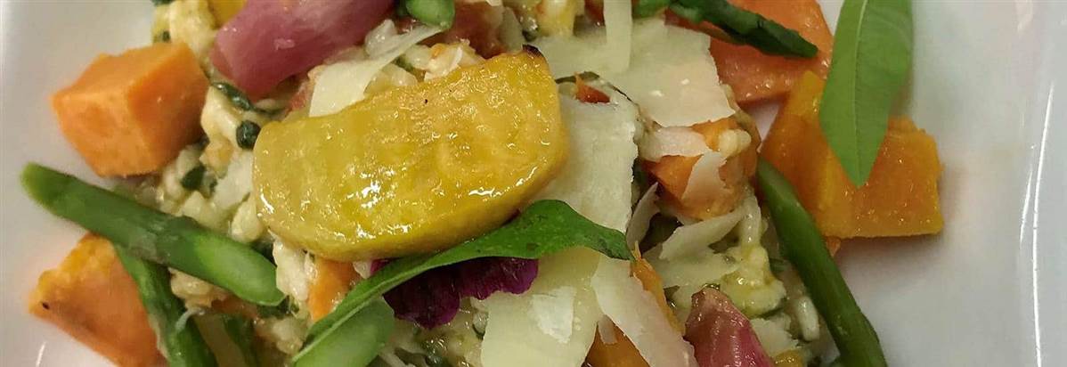 veggie risotto with baby beets min