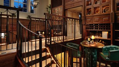  Wine Cellar at Grantley Hall luxury hotel in North Yorkshire