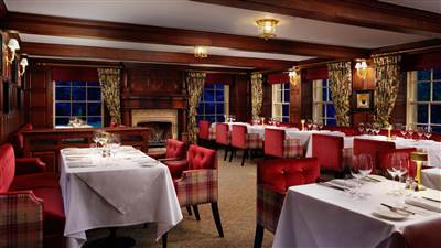  fine dining in Yorkshire in Fletchers Restaurant at Grantley Hall hotel