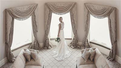 Royal Suite special for Wedding night or honeymoon in North Yorkshire. Grantley Hall 5 Star Hotel