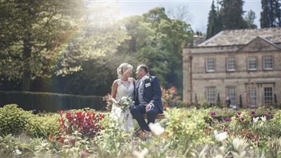 Wedding hotel in Ripon with Gardens at Grantley Hall luxury Hotel