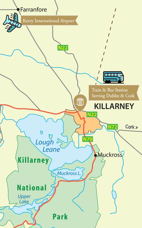 GSK Killarney Transport map