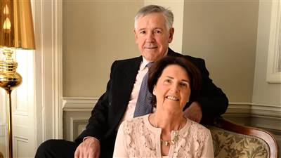 Proprietors Joe and Margaret Scally