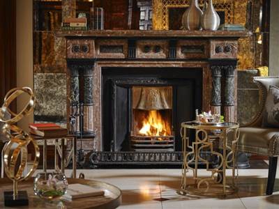 hayfield manor fireplace