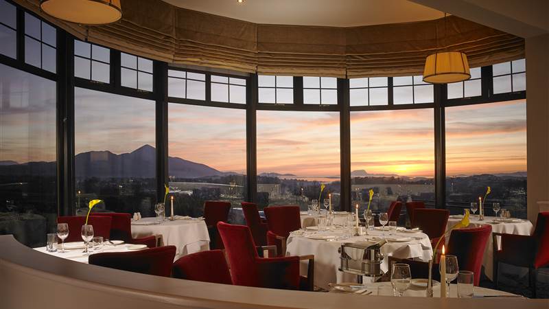 'La Fougre Restaurant at sunset
