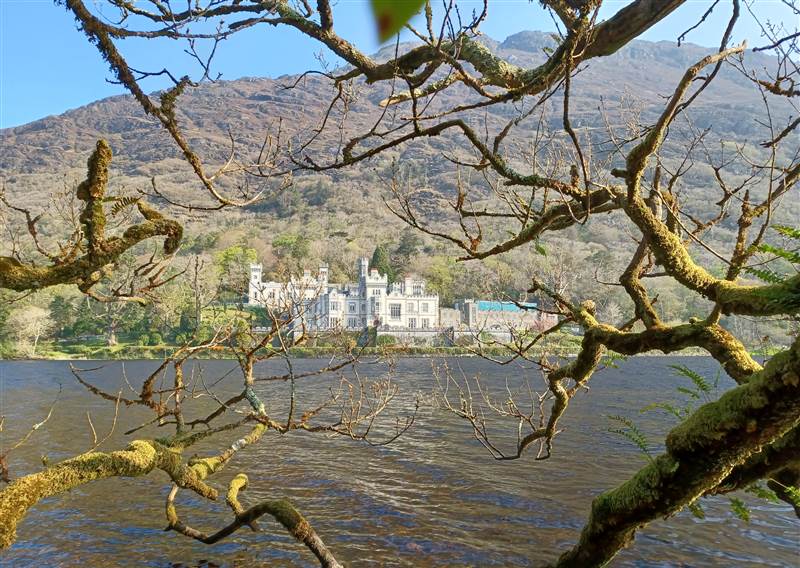 Kylemore Abbey  from lake
