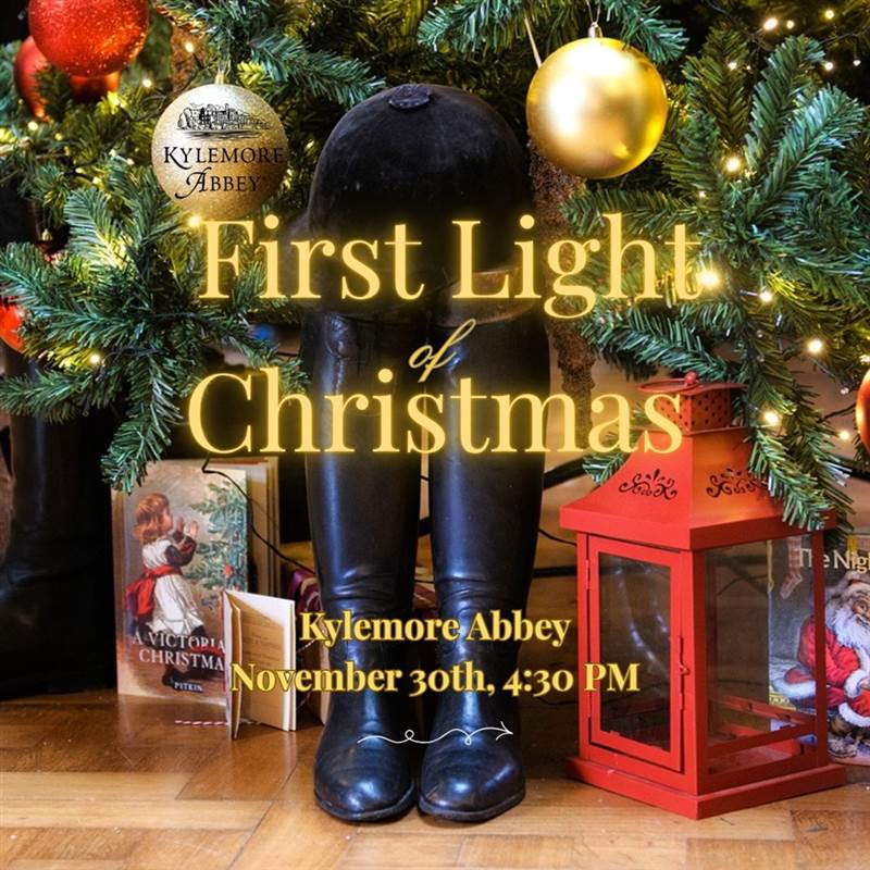 Poster for First Light of Christmas at Kylemore Abbey