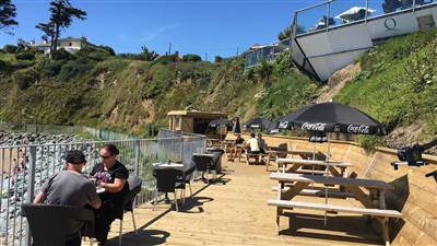 Sea Spray Cafe on the Beach Deck