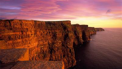Cliffs of Moher at Sunset