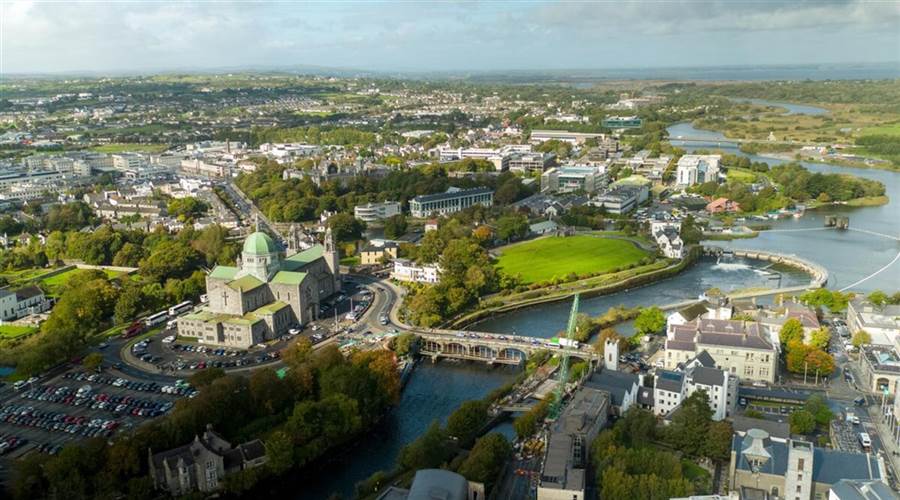 Aerial View Galway City
