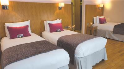Single Room with Three Beds at Skeffington Hotel
