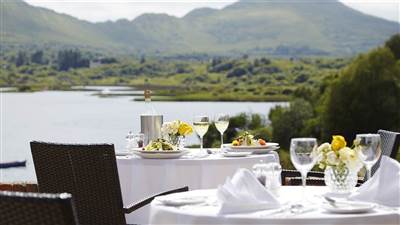 Outdoor Dining on The Ring of Kerry at Sneem Hotel