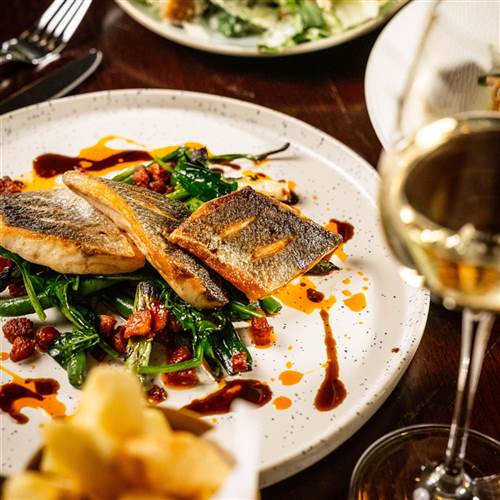 Dinner at The Wolff Grill, Titanic Hotel Belfast