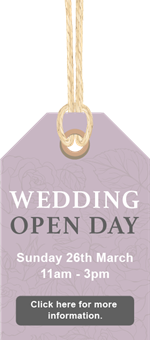 Wedding Open Day Tag