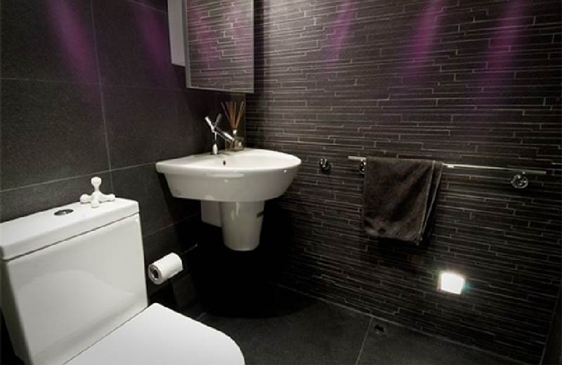bathroom with relaxing lighting in our boutique hotel in galway