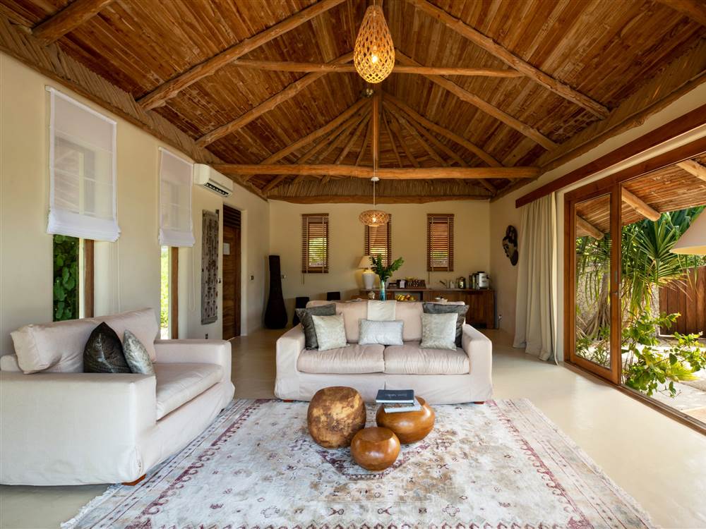 Living room in a villa